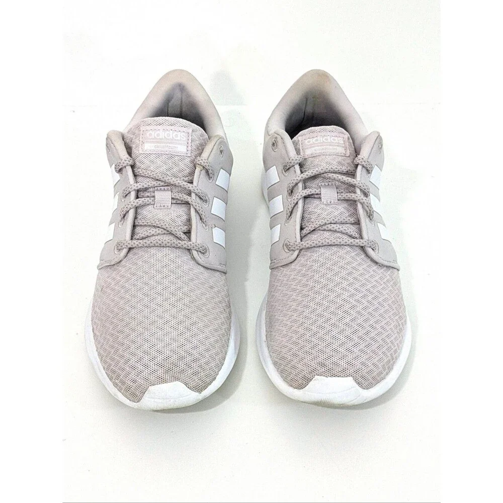 Adidas QT Racer Sneakers - Dusty Rose Pink / White - Size 10 Womens